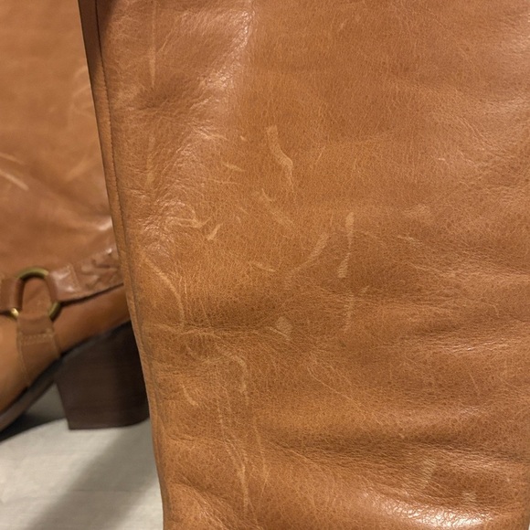Lucky Brand Tan Brown Heeled Boots 8 - Picture 6 of 9